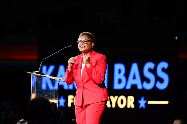 LA Times: Karen Bass elected mayor, becoming first woman to lead L.A.